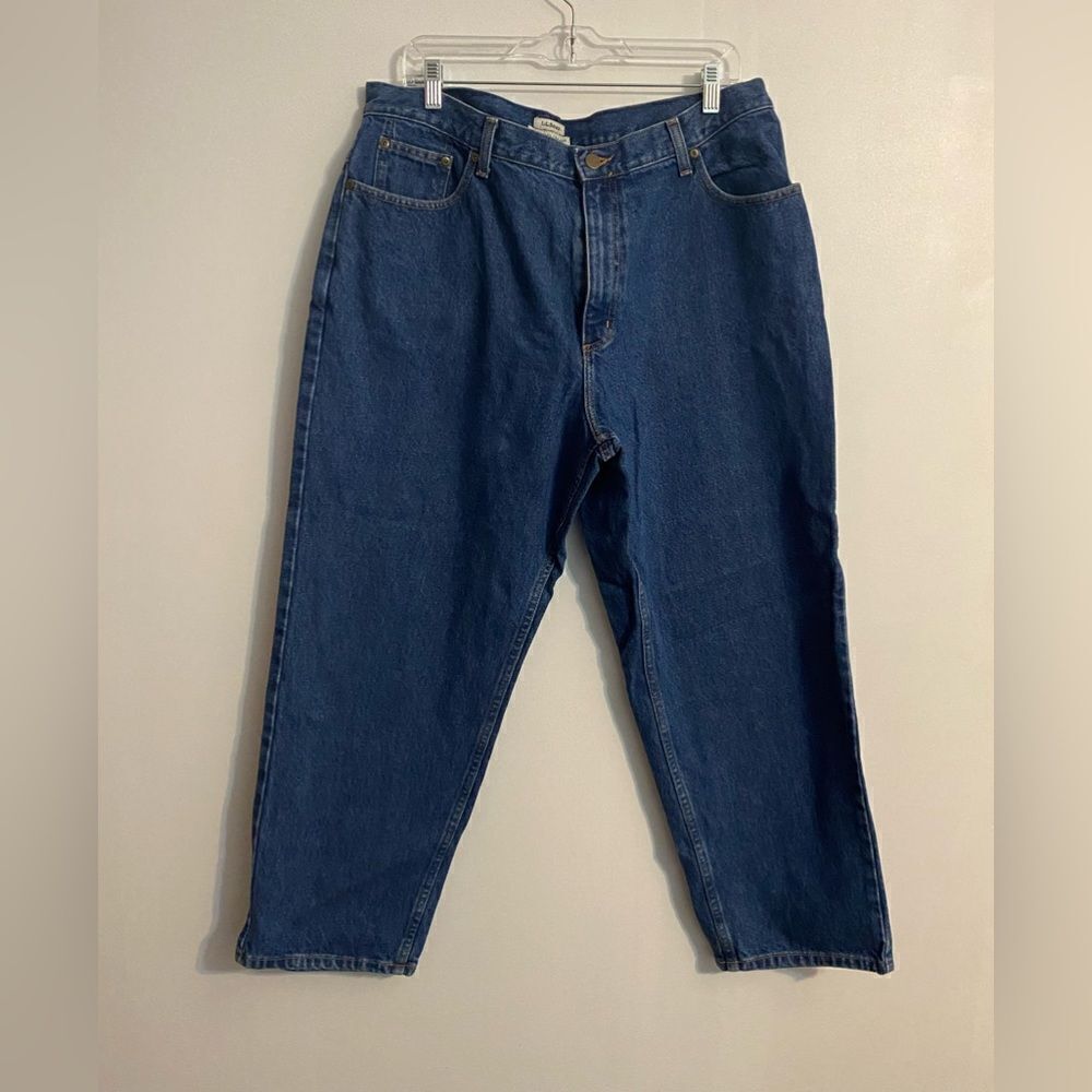 LL Bean Original Fit Relaxed jeans, size 18P